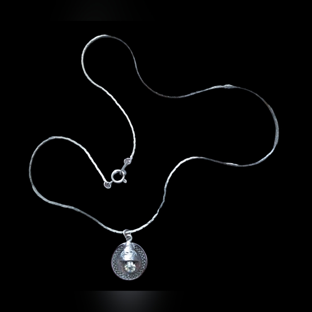 Silver Bell Necklace